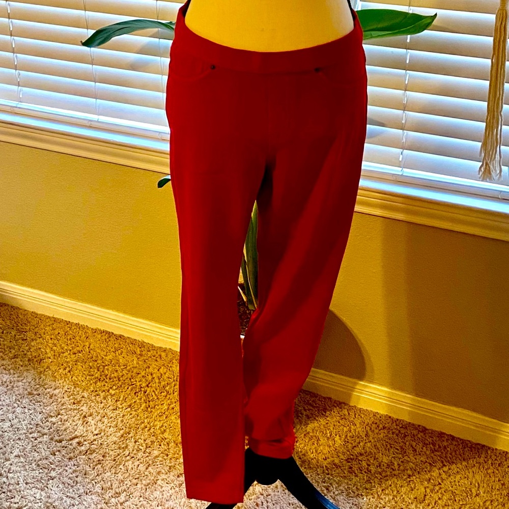 Red Jean Legging